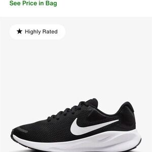 Nike Black and White Athletic Sneakers